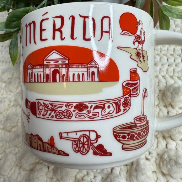 STARBUCKS COFFEE CO Been There Series Globe Collection Merida Mexico Mug Cup - Picture 2 of 10